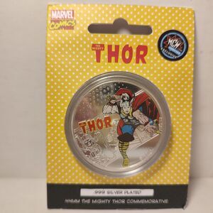 Marvel Comics Thor Silver Plated Limited Edition Coin Official Collectible